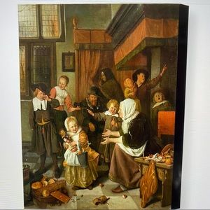 The Feast of Saint Nicholas by Jan Steen 1626-1679, Rijks Museum Amsterdam